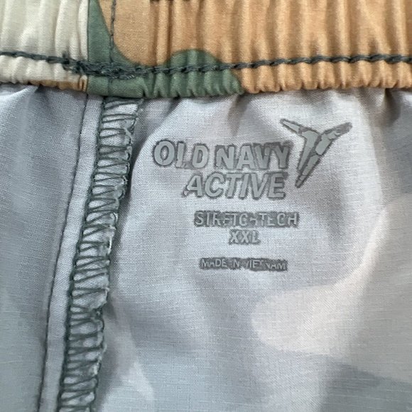 Old Navy Active Mens Swim Trunks 2XL Bathing Suit Board Shorts Swimsuit Camo - Picture 10 of 15